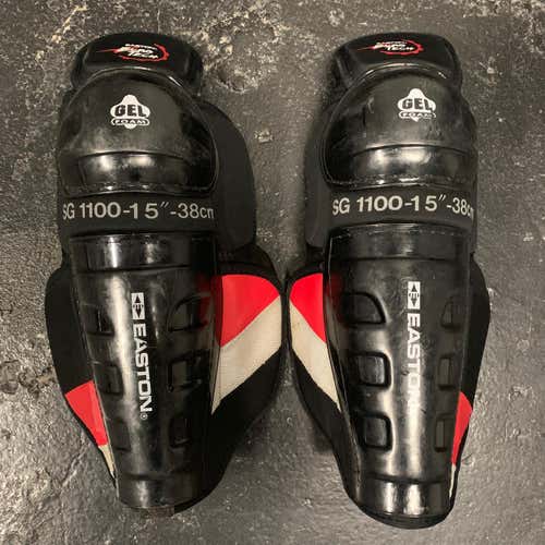 Easton Euro Tech Gel Shin Pads Senior Pro Stock