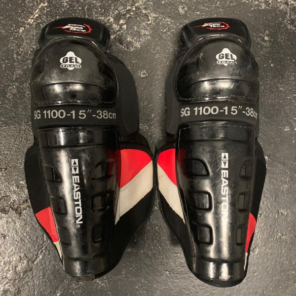 Easton Euro Tech Gel Shin Pads Senior Pro Stock