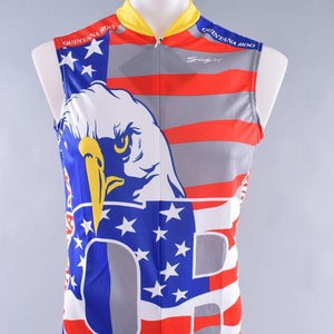 Quintana Roo Sleeveless Cycling Bike Jersey Men's Large Bicycle Road Tri Bicycle