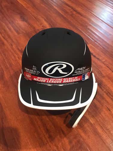 New - Rawlings Mach Two-Tone Matte Sr. Batting Helmet