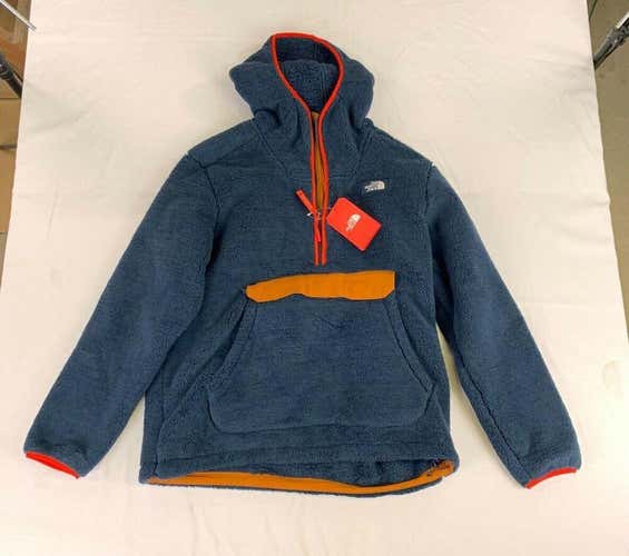 XL Campshire North Face Pullover Fleece Hoodie, Urban Navy/Caramel, New w Tags!!