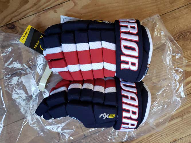 New Warrior Dynasty AX2 Gloves 13" Navy/Red/White