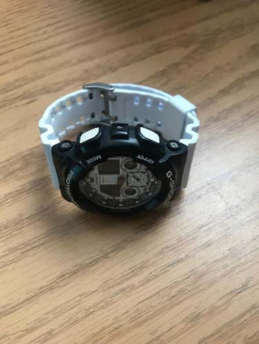 Black And White G Shock Watch