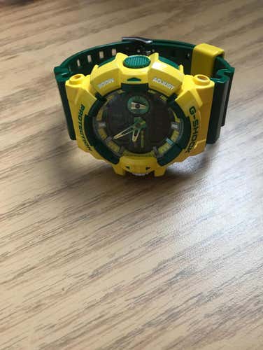 Green And Yellow G Shock Watch