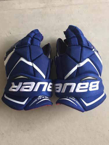 Bauer Vapor X900 Gloves In Blue 14 Inch With 37.5
