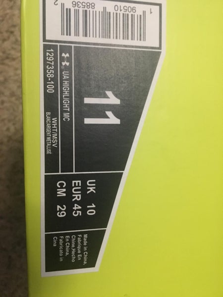 New Under Armour Highlight Cleats