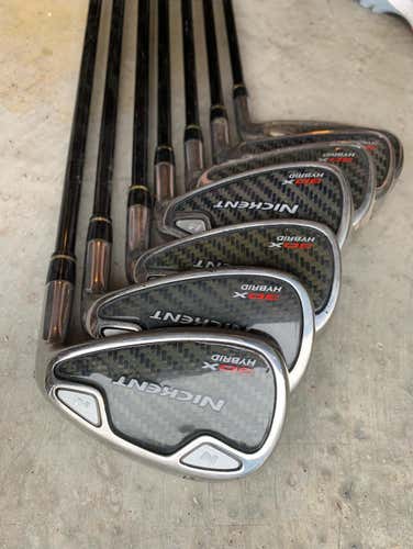 Nickent 3DX 5-PW Graphite Shaft Irons.   Only Used A Few Times