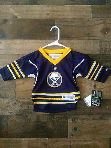 New Reebok NHL Hockey BUFFALO SABRES Blue Gold Infant Team Jersey