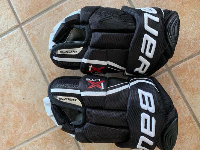 Bauer 1x Lite Hockey 13’ Gloves Black/White