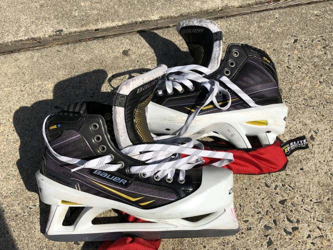 Bauer Supreme One.9 Goalie Skates Senior Size 10