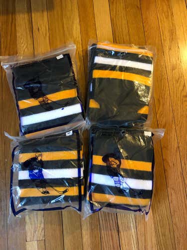 4 Pack Pittsburgh Away Adult Socks New