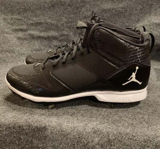 Nike Air Jordan Jeter Lux Clutch Baseball Cleats Re2pect Black AO2914-002  Size 13