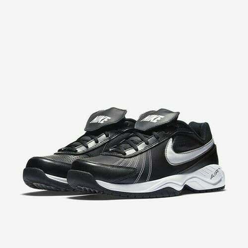Nike Air Diamond Baseball Turf Trainer sz 12 Black White 333785 012 Nubby