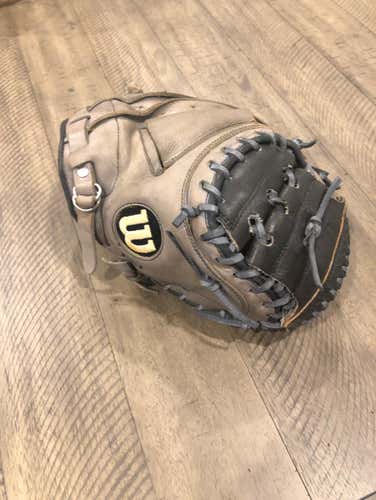 Wilson Grey A2000 Mitt- New Grey Relace