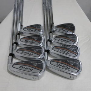 Cobra King Oversize OS Iron Set - 4-PW, GW - XP 85 S300 Stiff Flex Steel - NEW