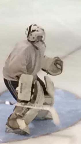 Reebok XLT Pro All white gloves.