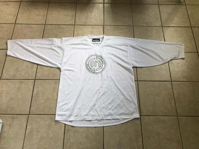 Hockey Monkey XL White Jersey
