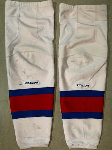 Game Used Can Oil Kings Socks