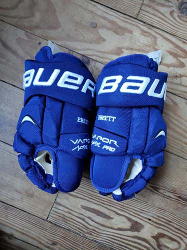 New Bauer Vapor APX Pro Gloves Pro Stock 13" Blue