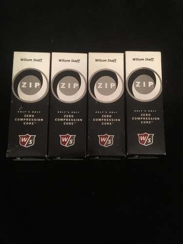 Wilson Staff Zip Golf Balls- Brand New