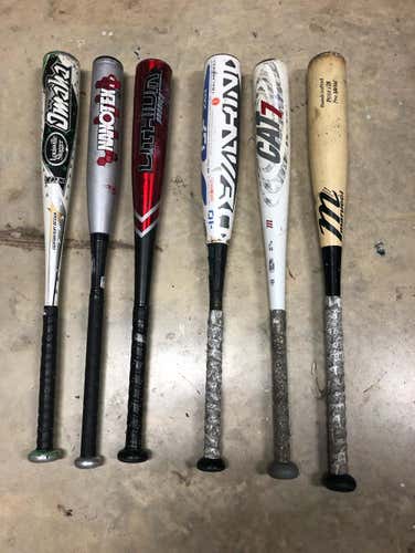 Various USSSA bats