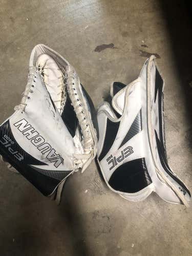 Vaughn Epic 8400 Goalie Glove & Blocker Regular Junior