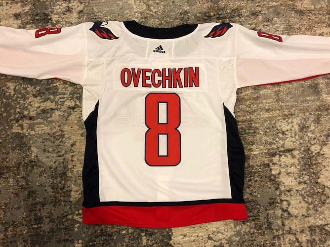 ALEXANDER OVECHKIN #8 Washington Capitals White Home Replica Jersey