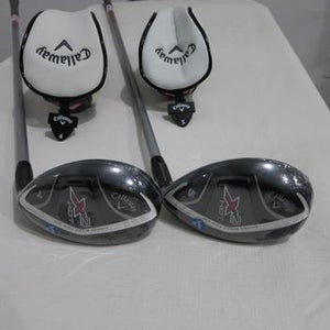 Callaway X2 Hot Hybrid Set - 22* - 25* - Ladies Flex Graphite - NEW