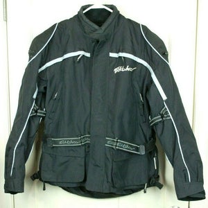 Fieldsheer Black Armored Padded Motorcycle Jacket Men's Size: M