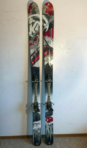 K2 COOMBAck Alpine Touring Skis 181 cm. Dynafit FT12 Carbon Bindings AT NICE!
