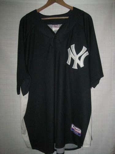 New York Yankees Majestic Cool Base Baseball Jersey men's XXL blue