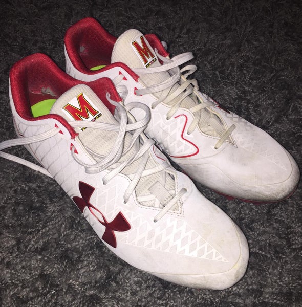 Maryland Team Used Lacrosse Cleats Under Armour Nitro Select Size 12