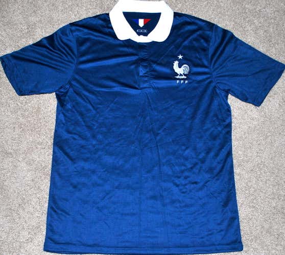 FRANCE MEN'S SOCCER JERSEY FIFA WORLD CUP SMALL NEW! **READ AD!