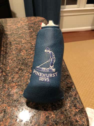 Blue and Red Pinehurst Head cover For Blade Styled Putted