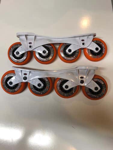 Used once Sprung A6 chassis with 76mm Labeda asphalt Wheels