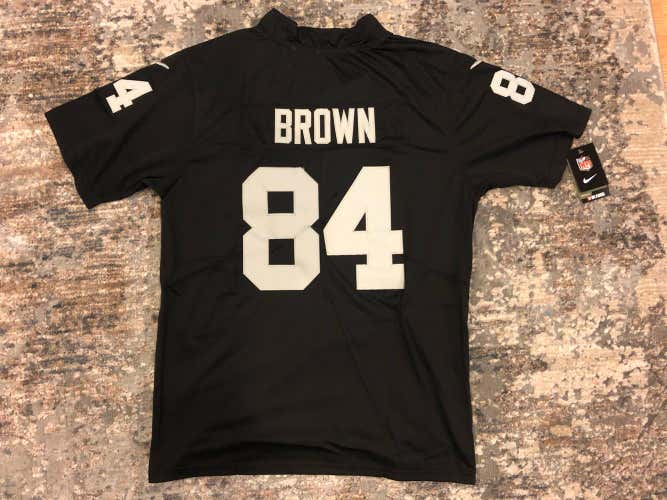ANTONIO BROWN #84 Oakland Raiders Replica Game Jersey