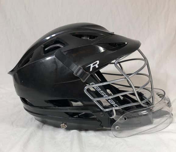 Cascade R Helmet Black Clear Goalie Dangler