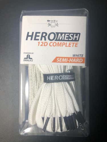 New ECD Lacrosse HEROMESH 12D Semi-Hard Complete Kit