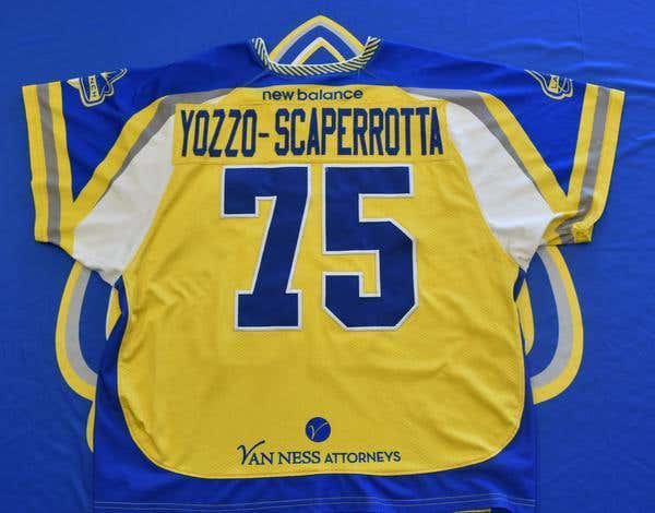2018 Game Worn Jersey - Yozzo-Scaperrotta