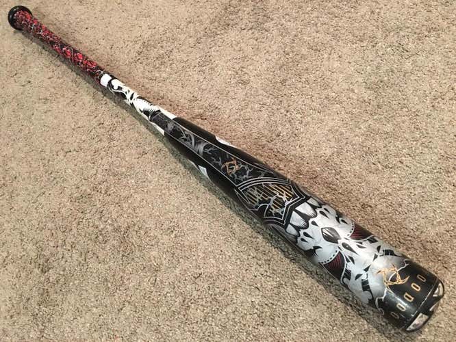 DeMarini Voodoo BBCOR Baseball Bat ~ Super Hot 32/29 w/ New Lizard Skins Grip