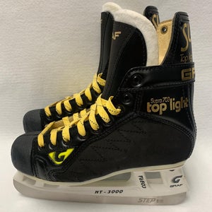 NEW Graf Supra 703 Top Light Ice Hockey Skates Size 6 Wide (Step Steel Runners)