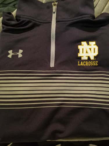 Under Armour 1/4 Zip Notre Dame Lacrosse Pullover
