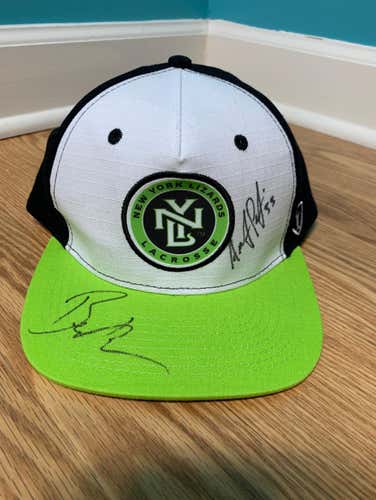 Adrenaline NY Lizards Hat( Signed By Greg Gurenliun, Austin Pifani, And Tom Palasek)