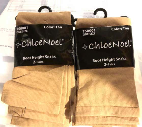 Chloe Noel Thin Skate Socks One Size 2-pack Figure Skating / Hockey