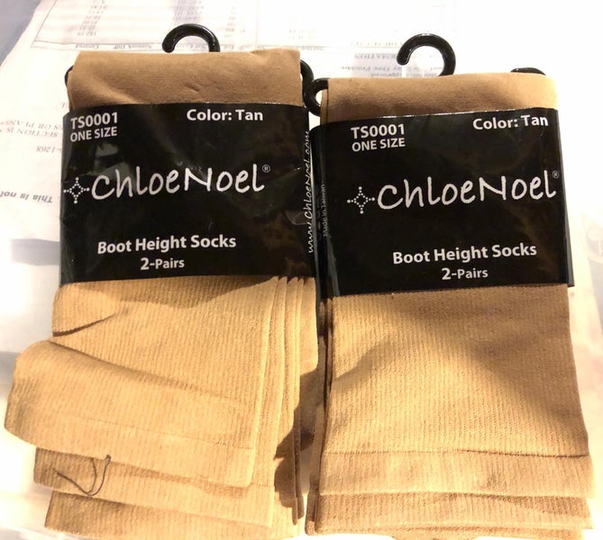 Chloe Noel Thin Skate Socks One Size 2-pack Figure Skating / Hockey