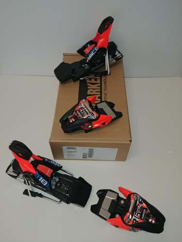 Marker 2018 Race Xcell 18 Ski Bindings: Black/Flo-Red : DIN 8-18