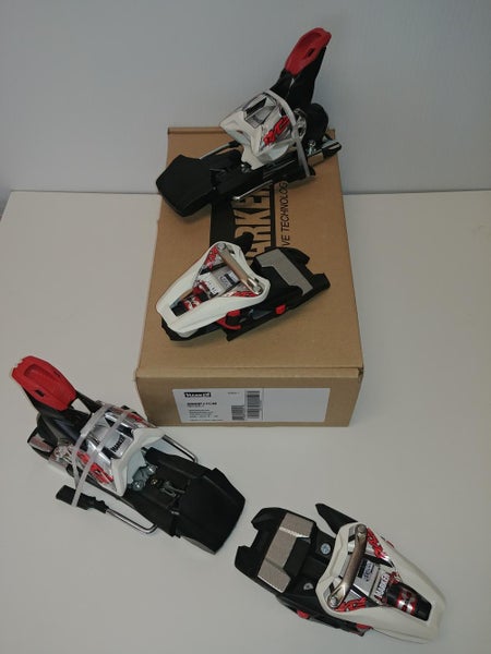 Marker 2018 Race Xcell 16 Ski Bindings: White/Black/Red: DIN 6-16
