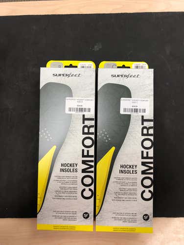 Superfeet Hockey Comfort Insoles Package deal 1 Size B And 1 Size A