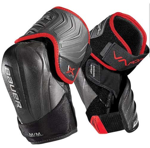 New Bauer Vapor 1X Lite Elbow Pads Sr. Lg.