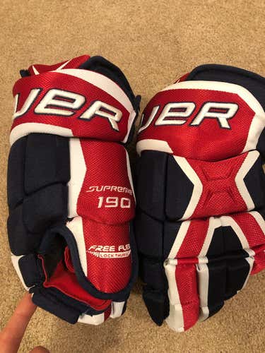 Supreme S190 Red/white/ Blue 14” Gloves